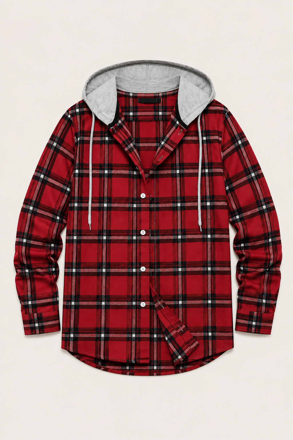 Red Plaid Flannel — men's shirts by Blnka Kollective