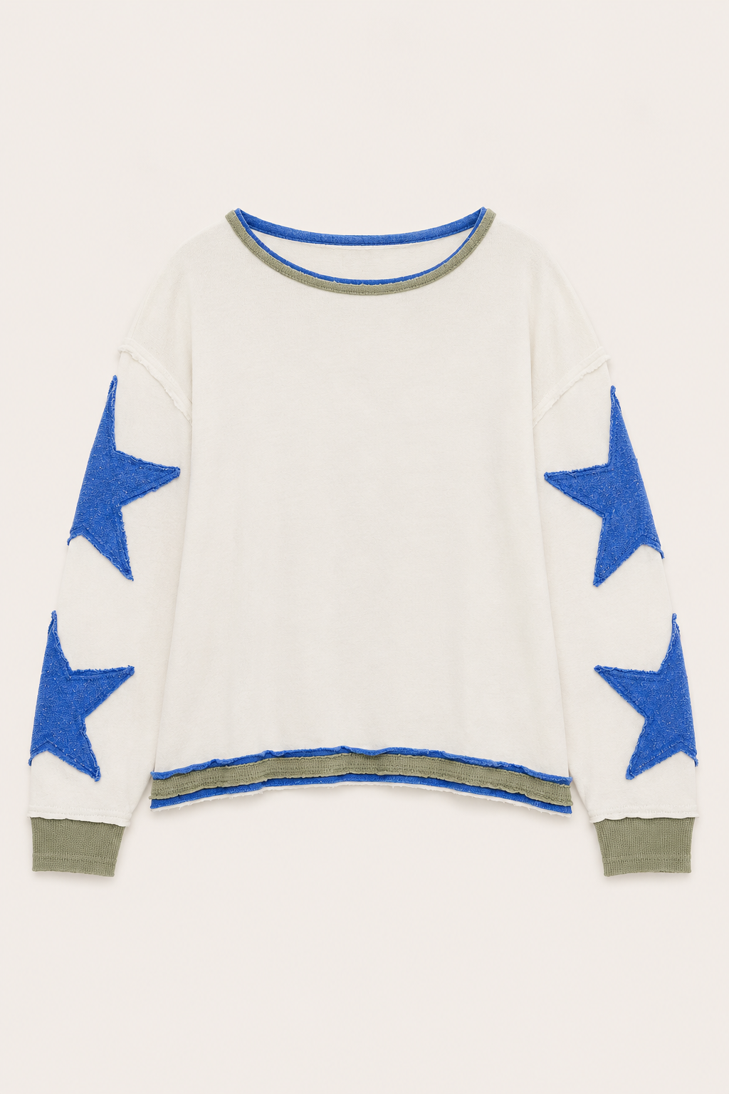 Star Blue Crew — women's graphic hoodies & sweatshirts by Blnka Kollective