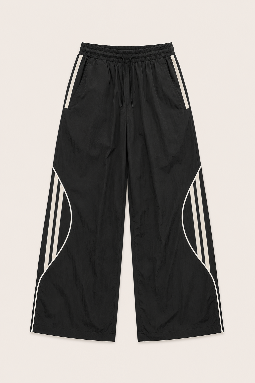 Wide Leg Cargo Sweatpants — men's blue bottoms by Blnka Kollective