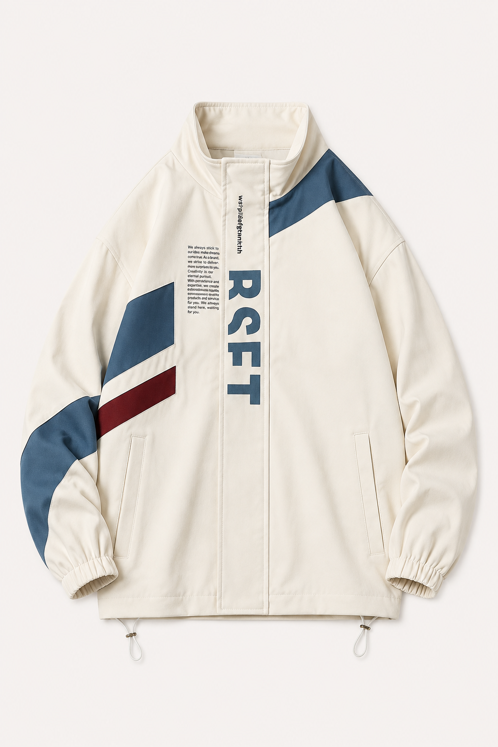 Vintage Varsity Jacket — beige jackets outerwear by Blnka Kollective