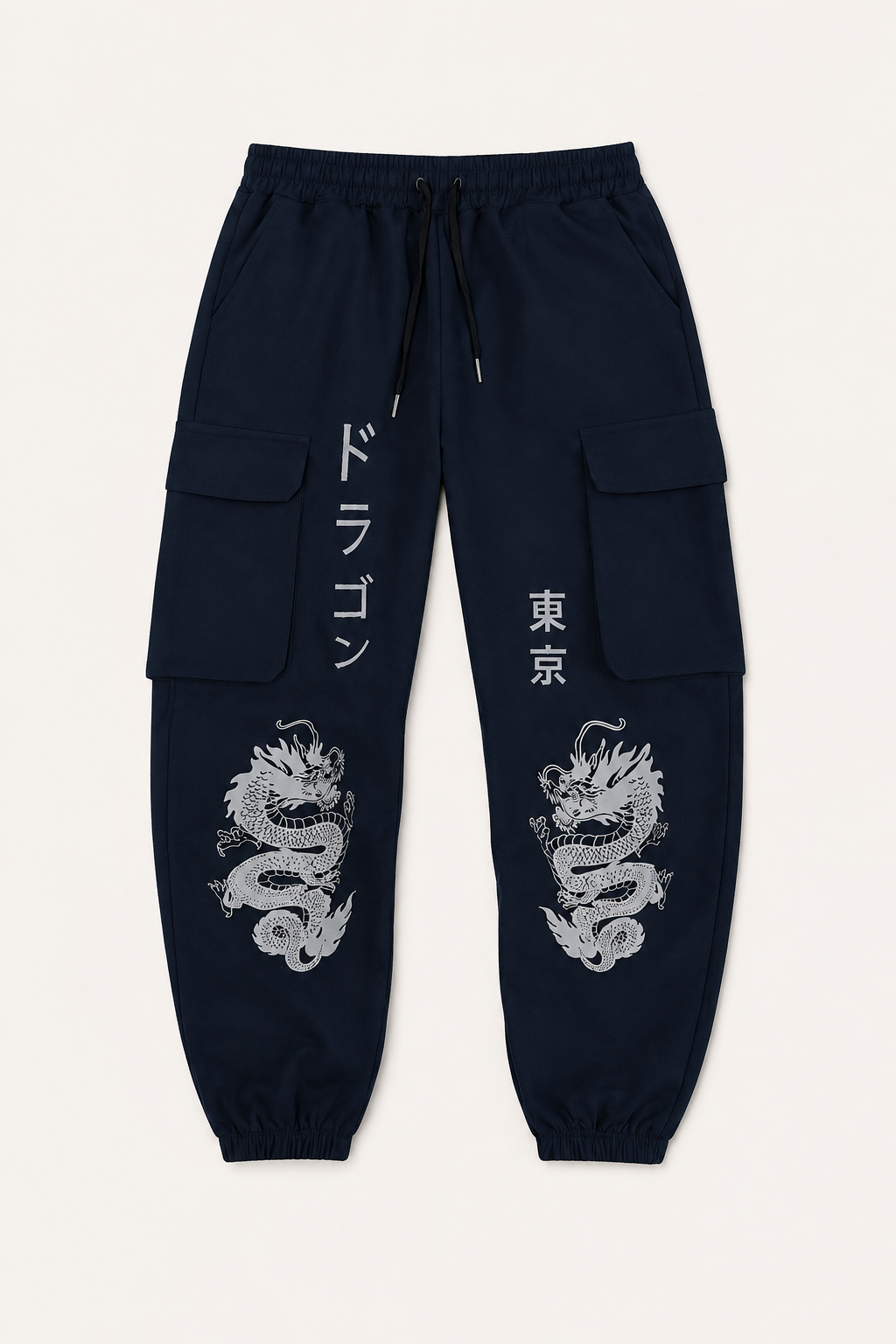 Stacked Space Pants — men's blue sweatpants pants by Blnka Kollective