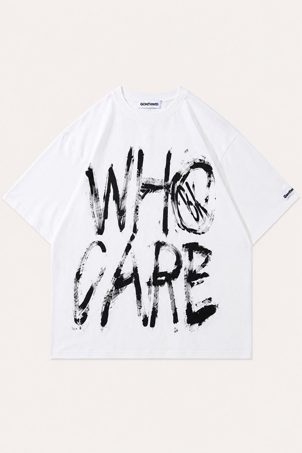 Punk Graphic Tee — men's black oversized t-shirts by Blnka Kollective