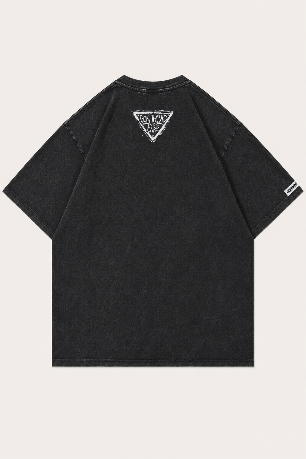 Punk Graphic Tee — men's black oversized t-shirts by Blnka Kollective