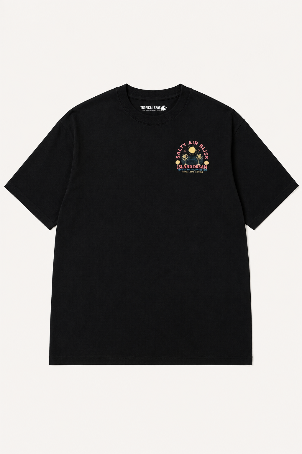 Salty Air Tee — black graphic t-shirts by Blnka Kollective