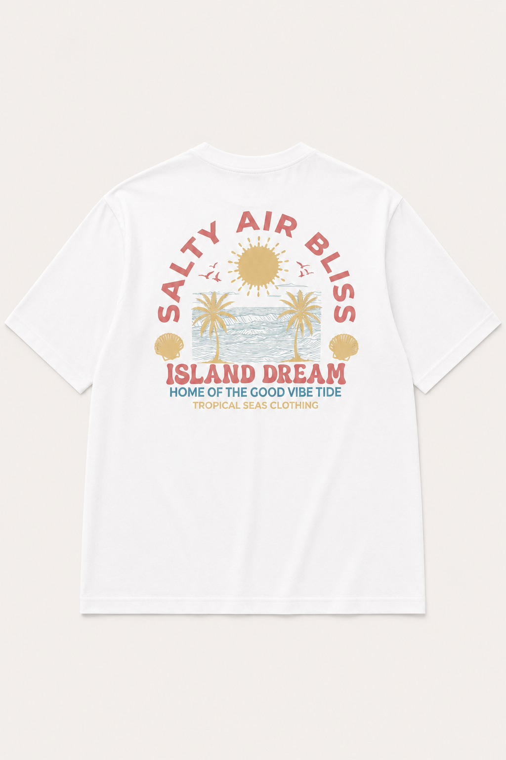 Salty Air Tee — black graphic t-shirts by Blnka Kollective
