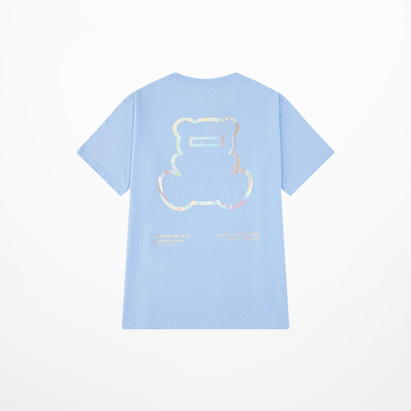 Colorful Reflective Oversized Tee — black graphic t-shirts by Blnka Kollective