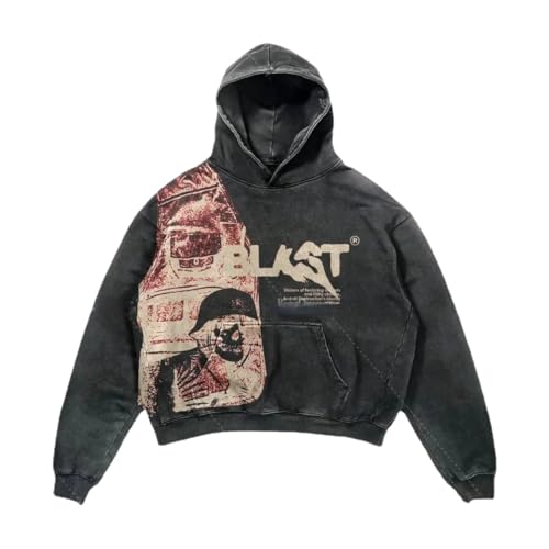Skull Letter Hoodie — gothic graphic hoodies & sweatshirts by Blnka Kollective