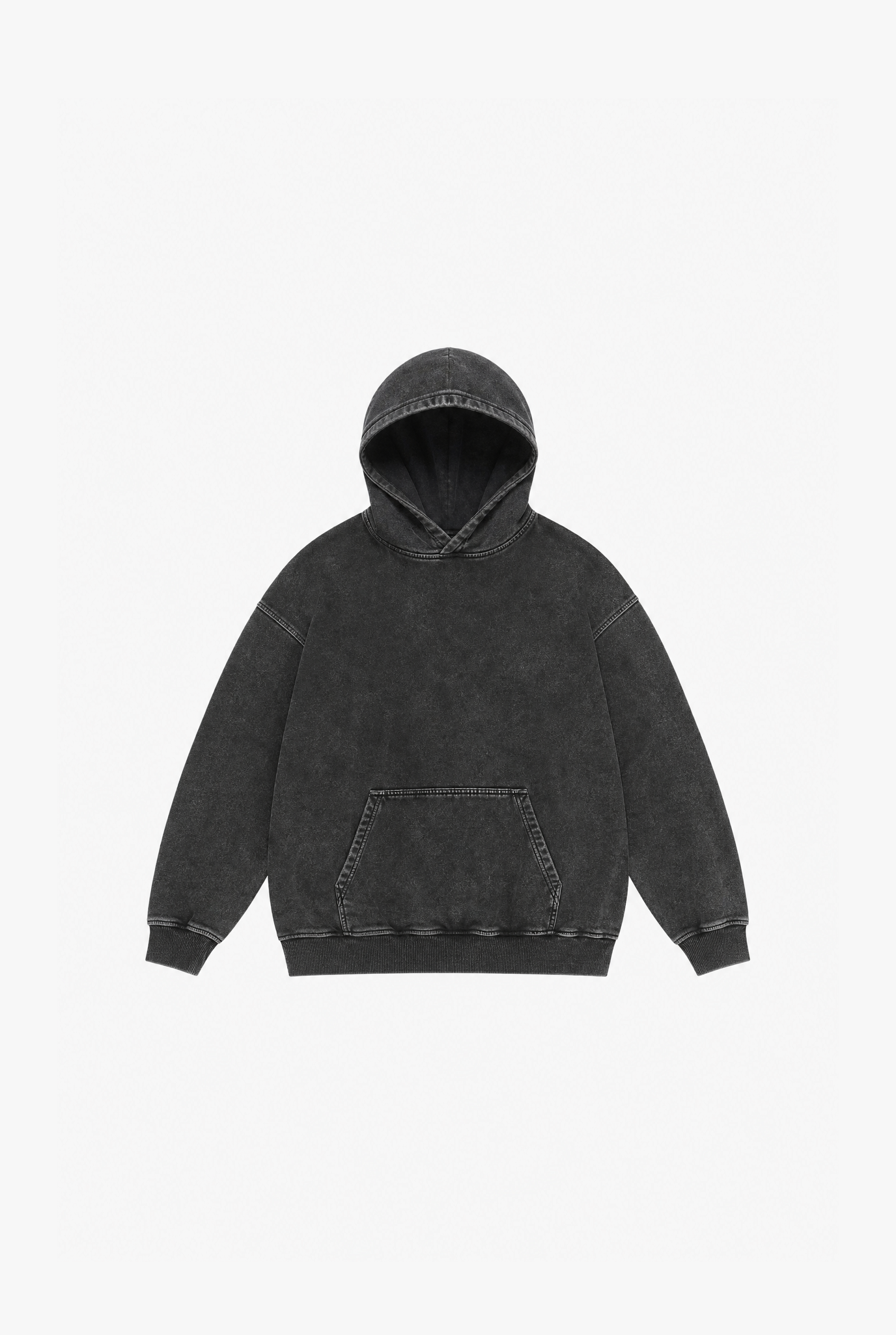 Acid Wash Hoodie flat-lay