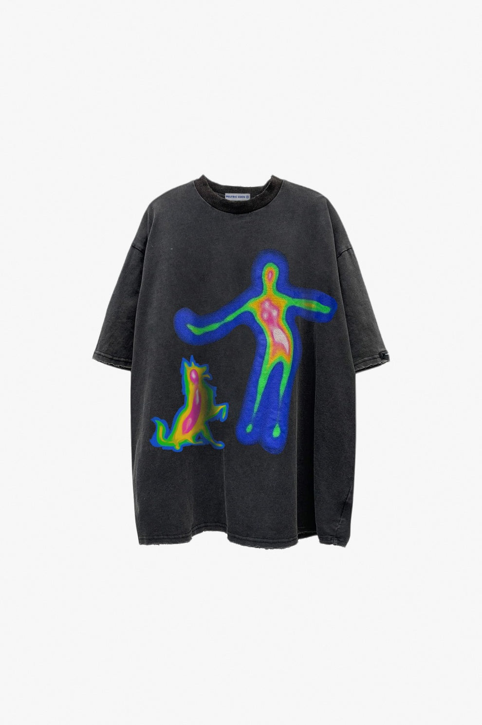 Distorted Portrait Tee flat-lay - local restage version