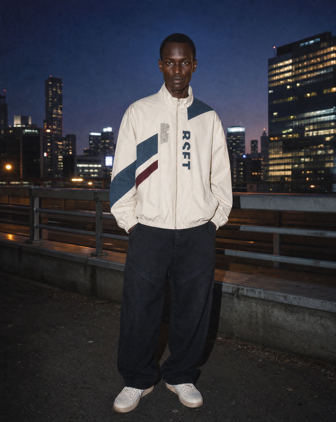 Alumni Varsity Jacket — male model editorial shot by Sulta Studios