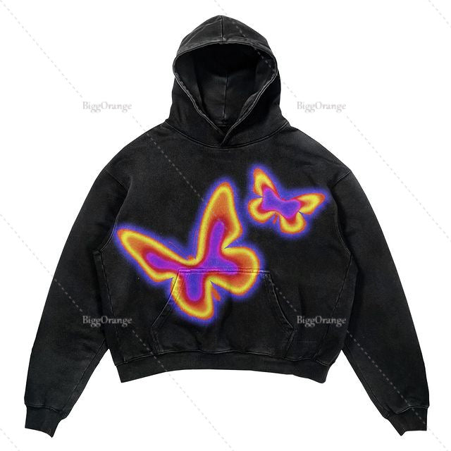 Punk Print Hoodie