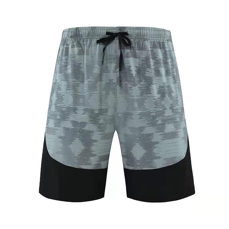 Camo Runner Shorts — men's camouflage dark green shorts by Blnka Kollective
