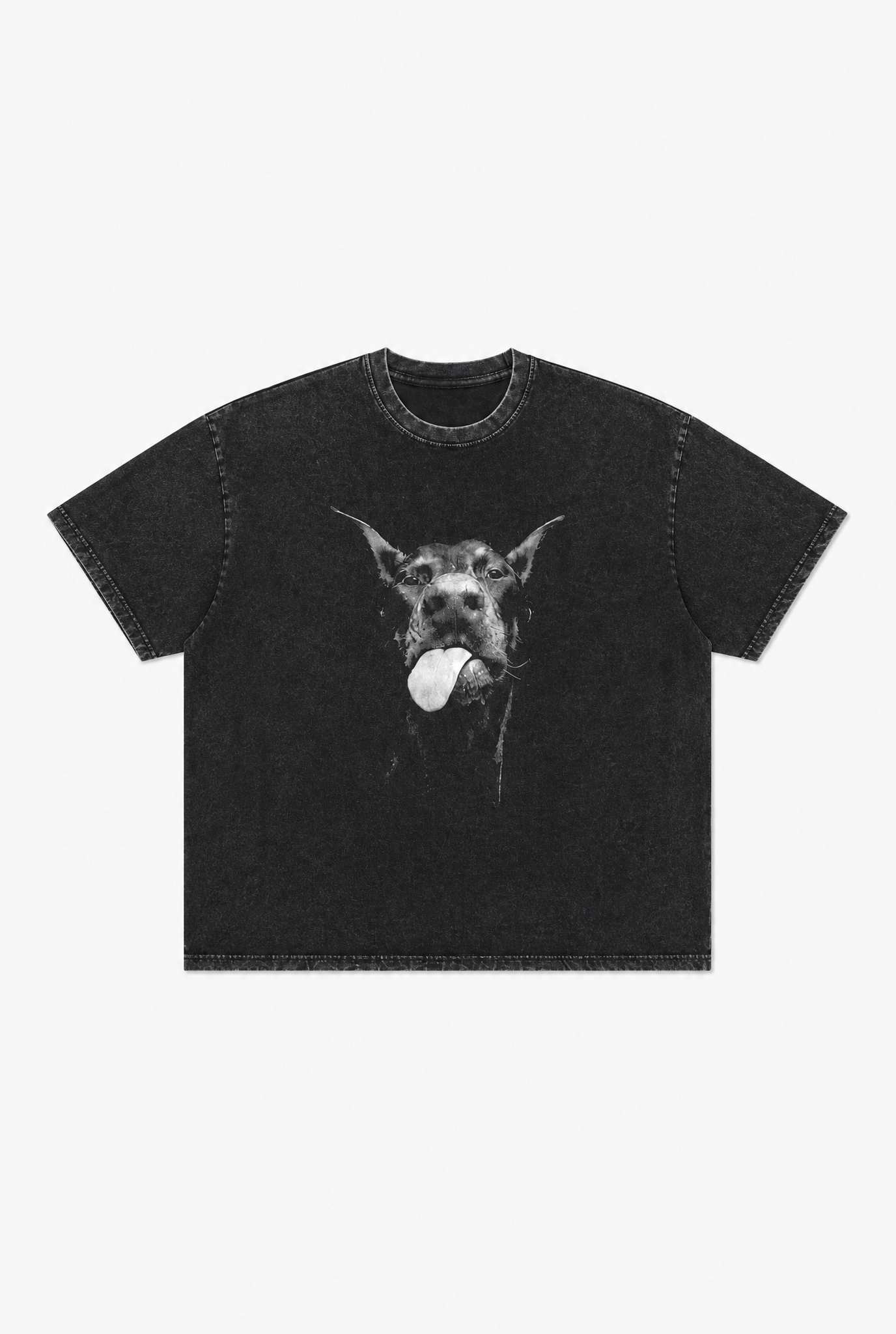 Big Dog Graphic Tee flat-lay