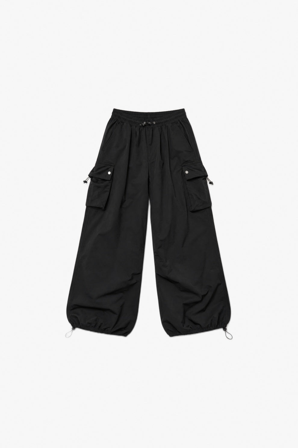 Black Cargo Pants flat-lay