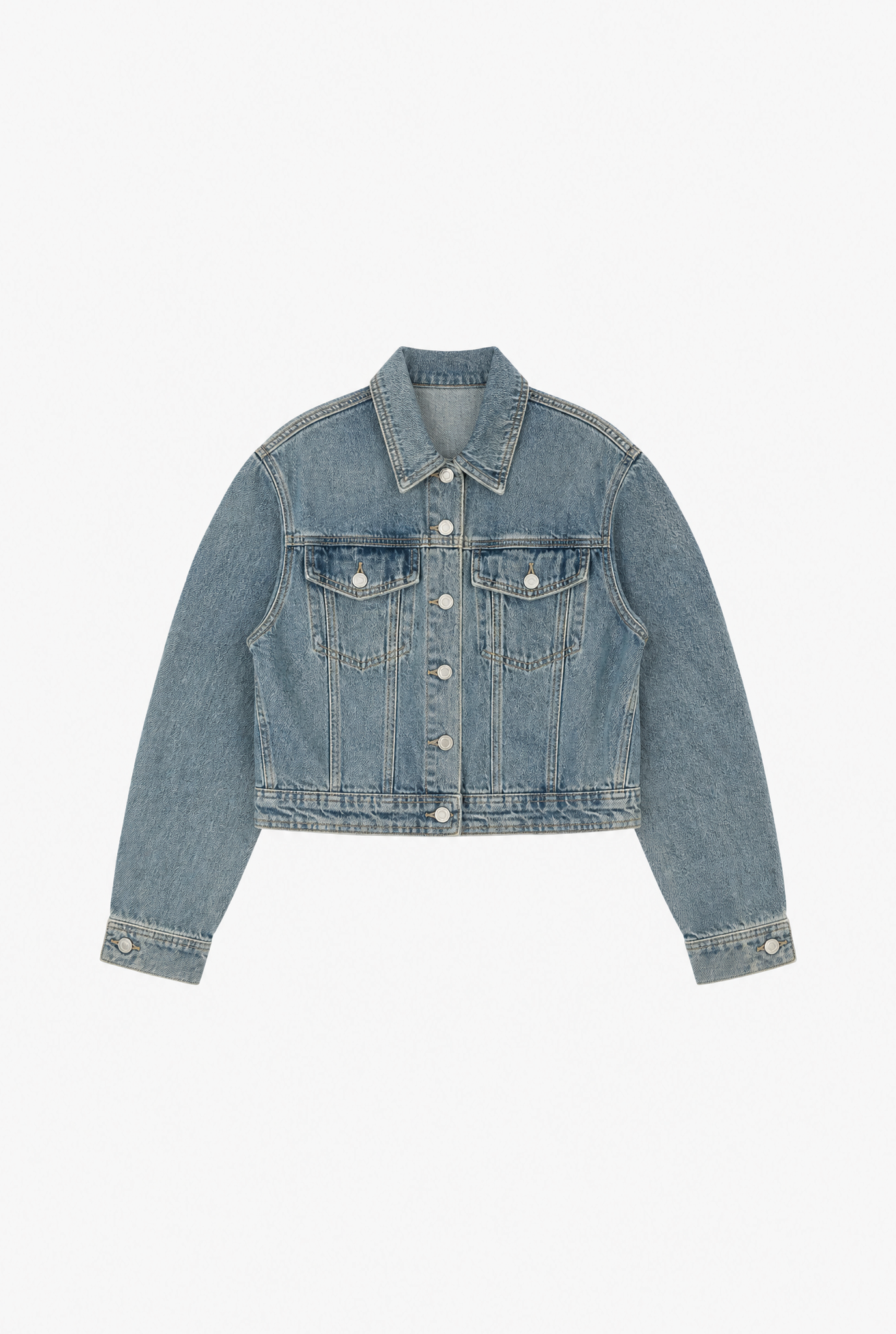 British Crop Jacket flat-lay