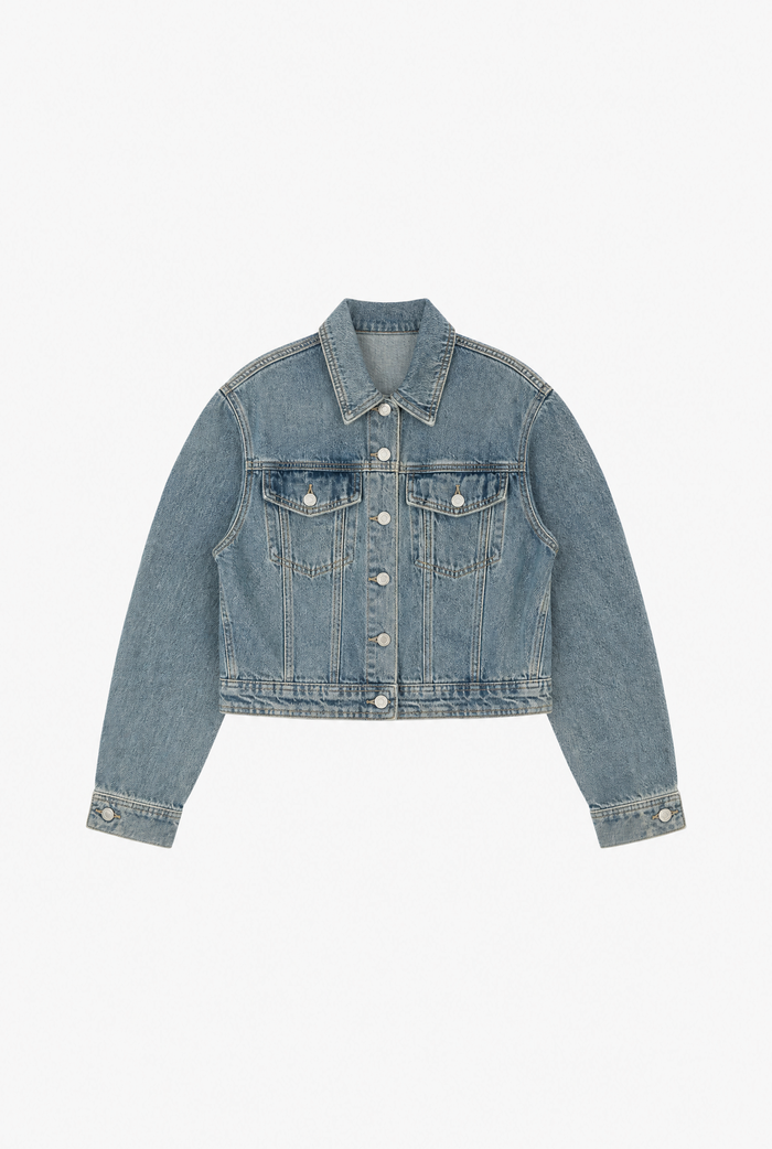 British Crop Jacket flat-lay