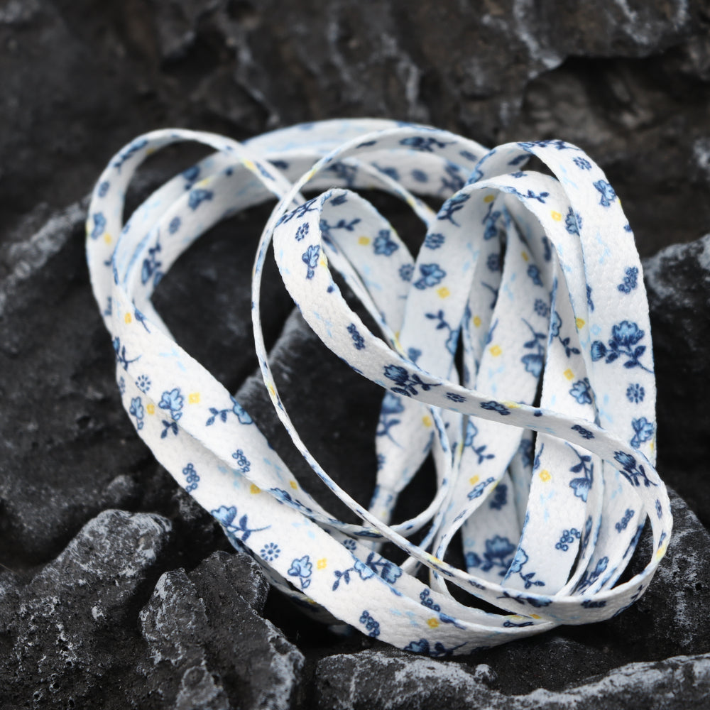 Cherry Blossom Laces — women's blue green accessories by Blnka Kollective