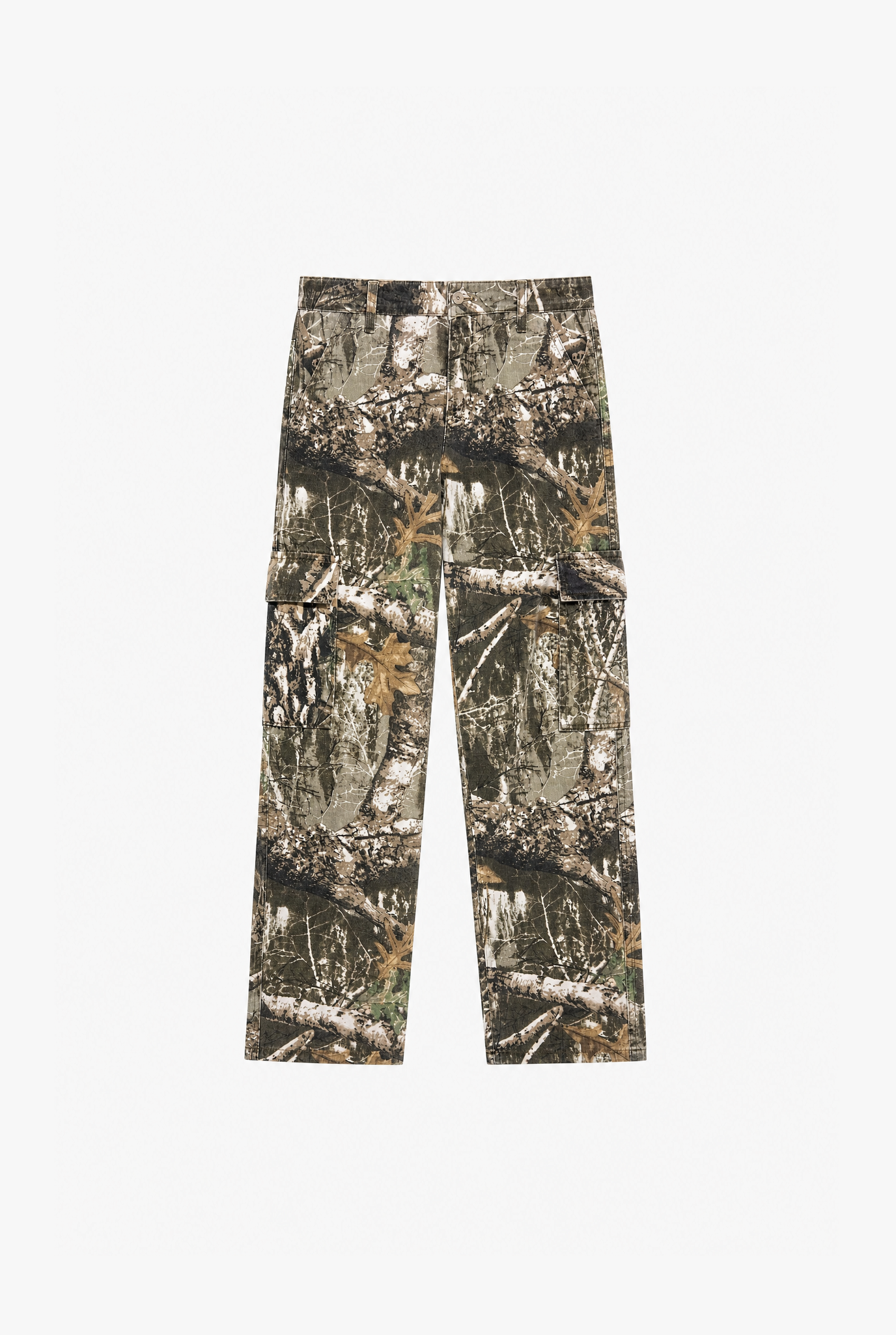 Camo Cargo Pants flat-lay