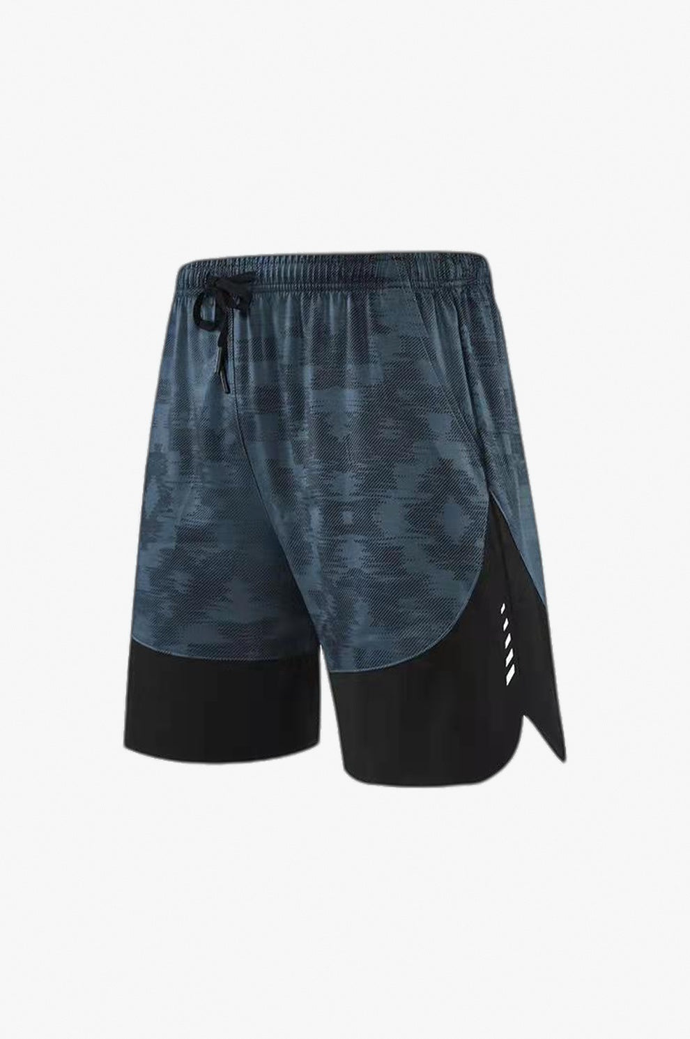 Camo Runner Shorts flat-lay