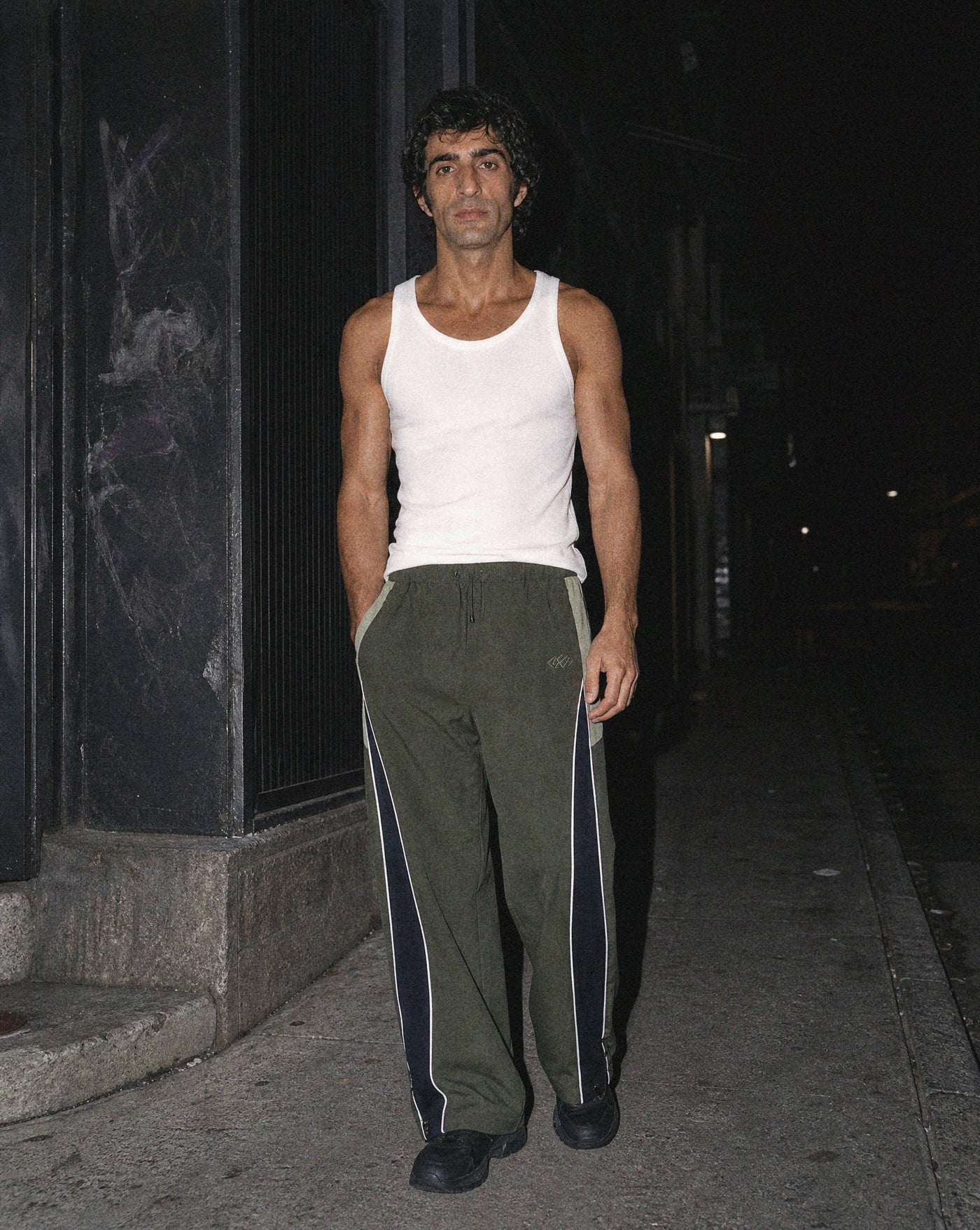 BLNKA editorial - Cargo Tracksuit Set
