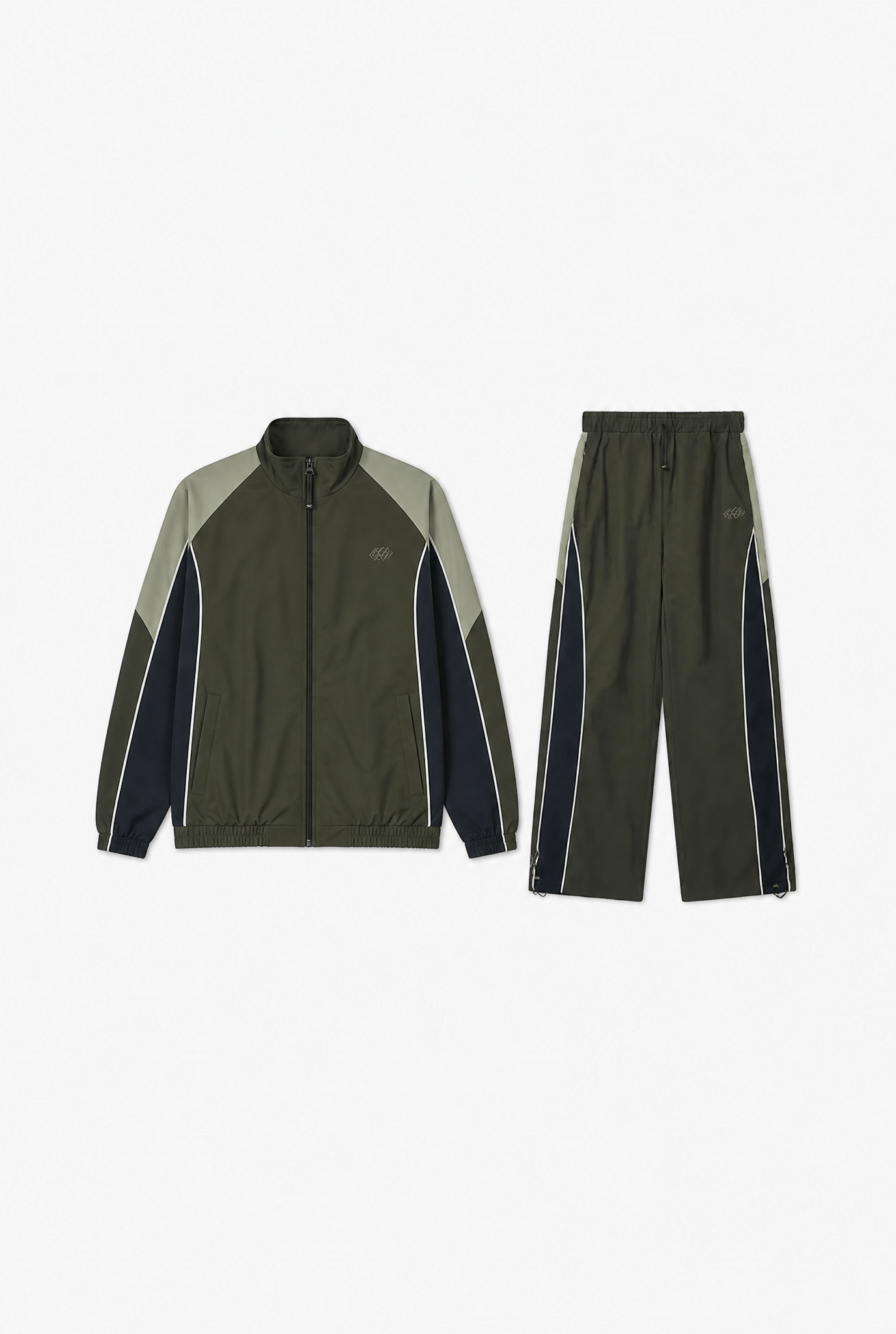 Cargo Tracksuit Set flat-lay