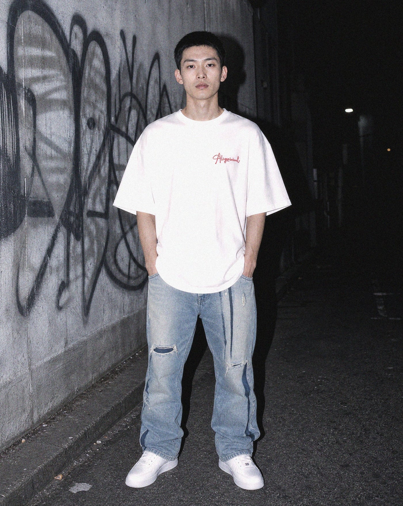BLNKA editorial - Character Print Tee