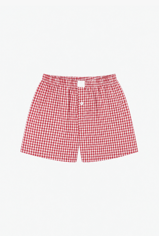 Checkmate Plaid Shorts — women's plaid check shorts by Sulta Studios