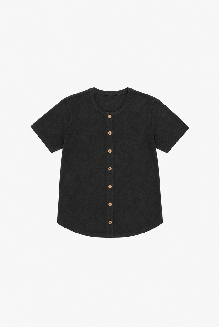 Classic Henley Tee flat-lay