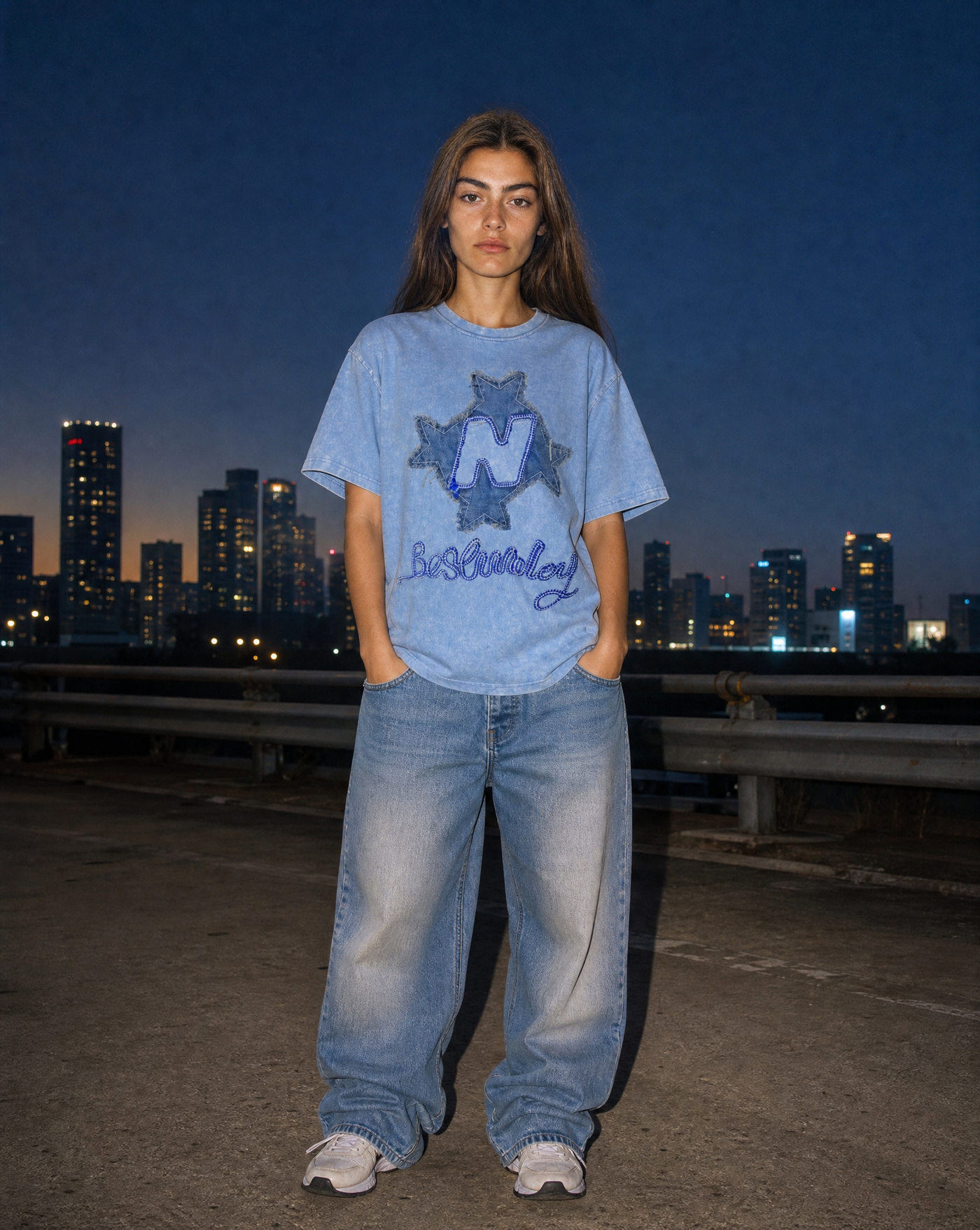 Constellation Shirt — female model editorial shot by Sulta Studios