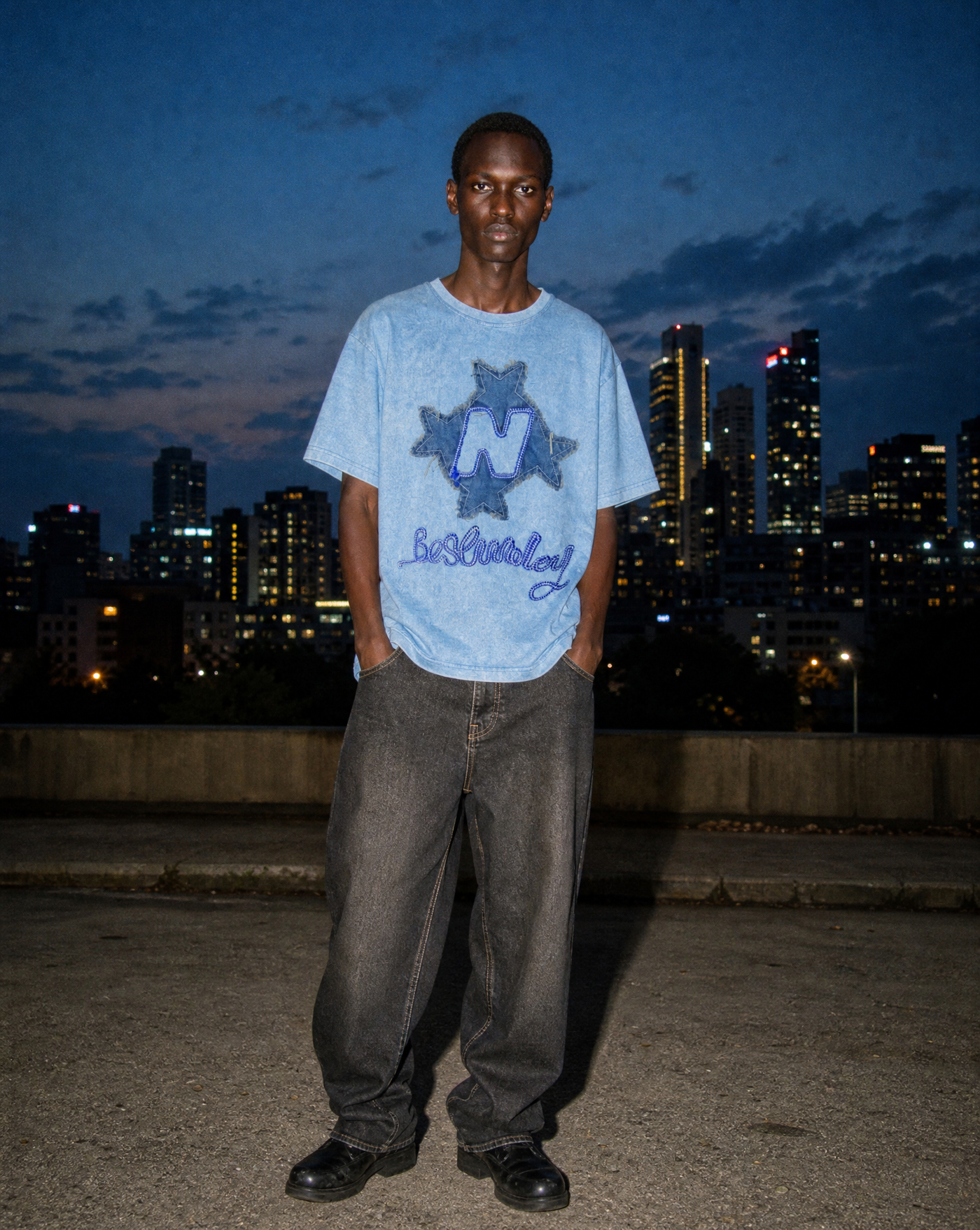Constellation Shirt — male model editorial shot by Sulta Studios