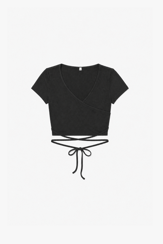 Cross Strap Tee flat-lay
