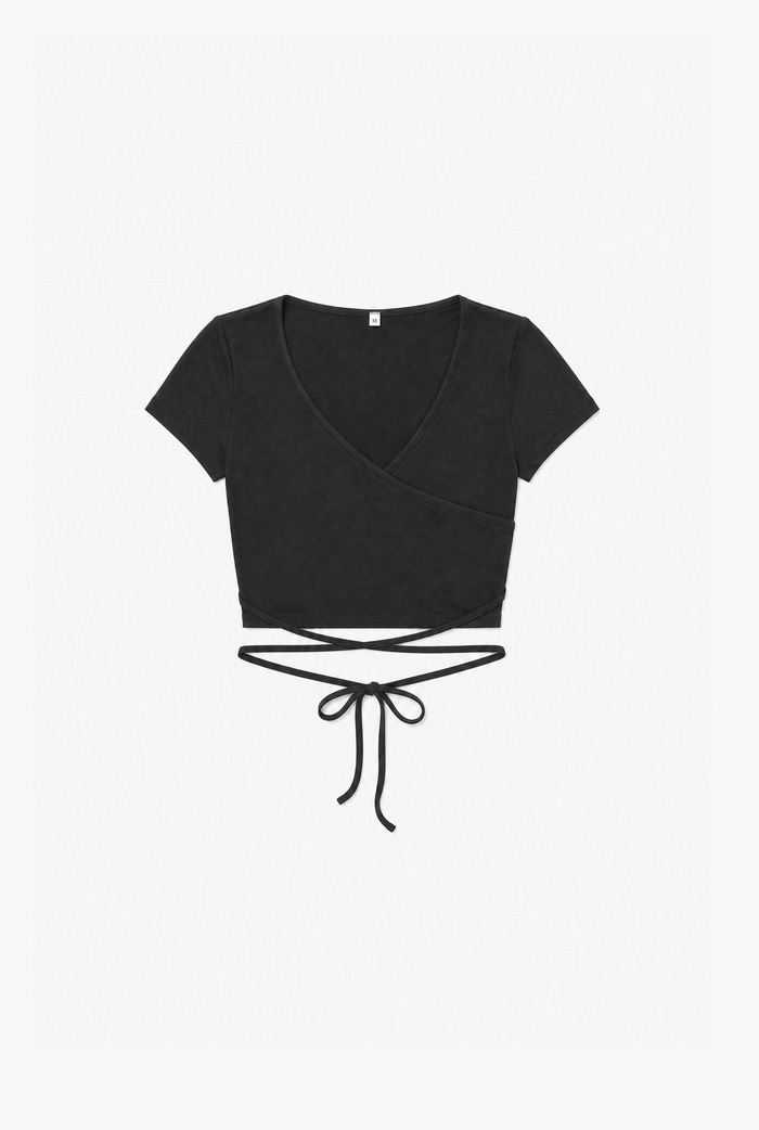 Cross Strap Tee flat-lay