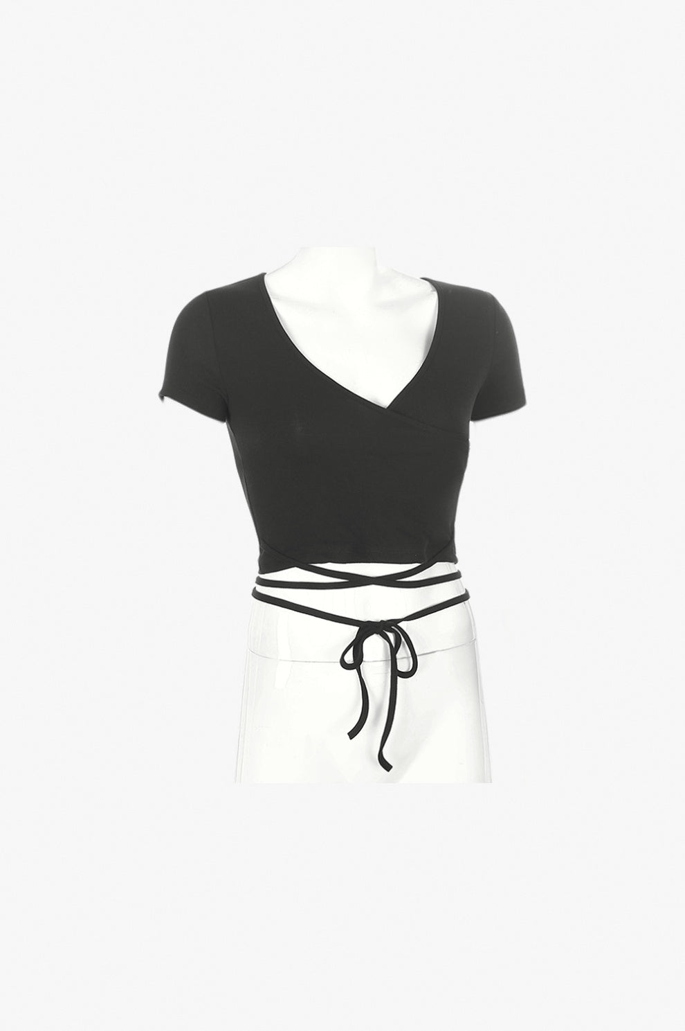 Cross Strap Tee flat-lay