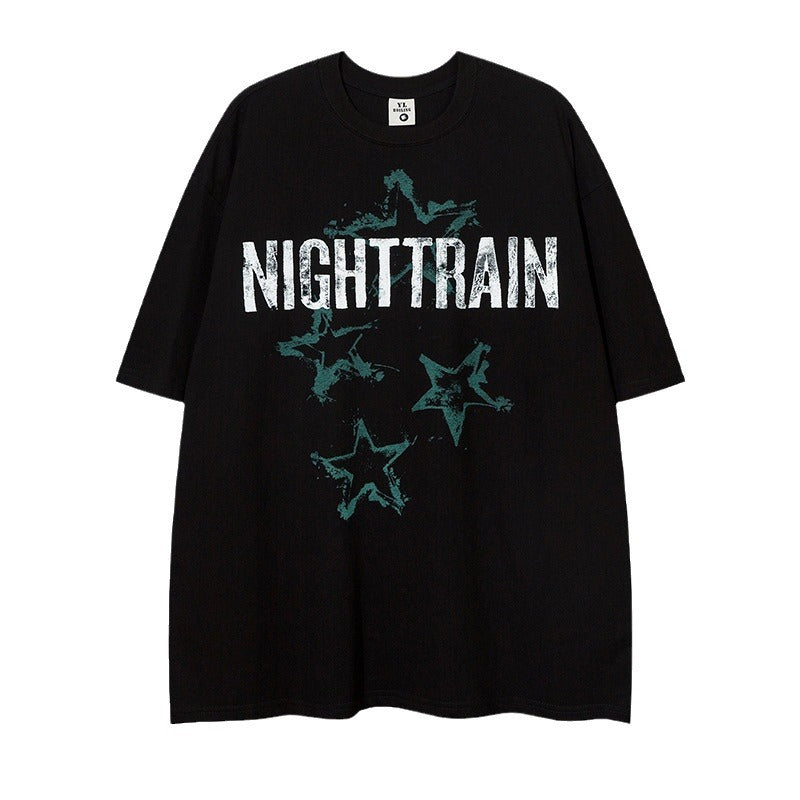American Oversize Tee — men's black graphic t-shirts by Blnka Kollective