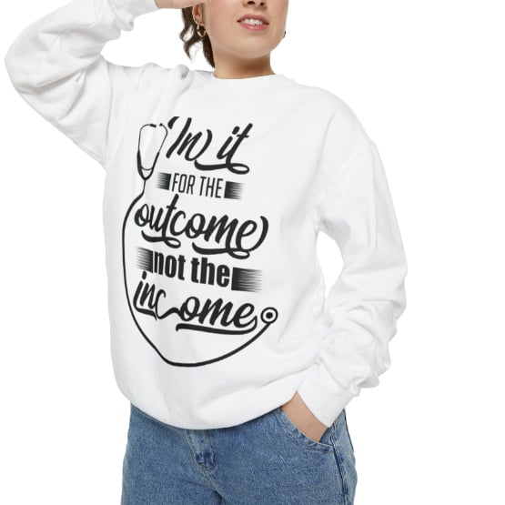 Letter Print Sweater — graphic white sweaters by Blnka Kollective