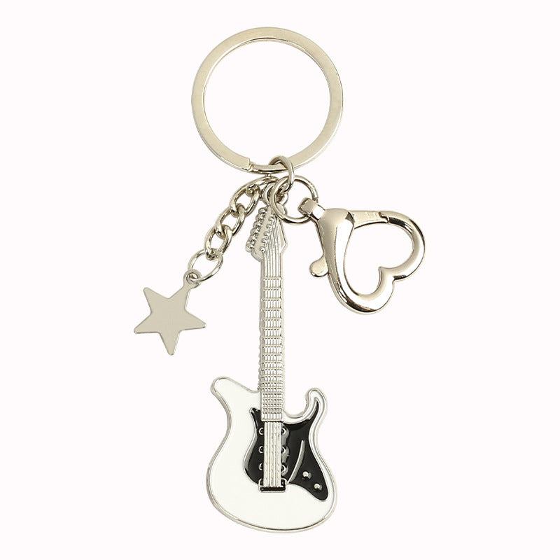 Guitar Pentagram Keychain — accessories by Blnka Kollective