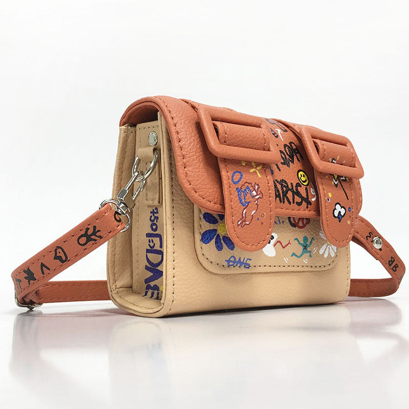Mini Graffiti Crossbody — bags black accessories by Blnka Kollective