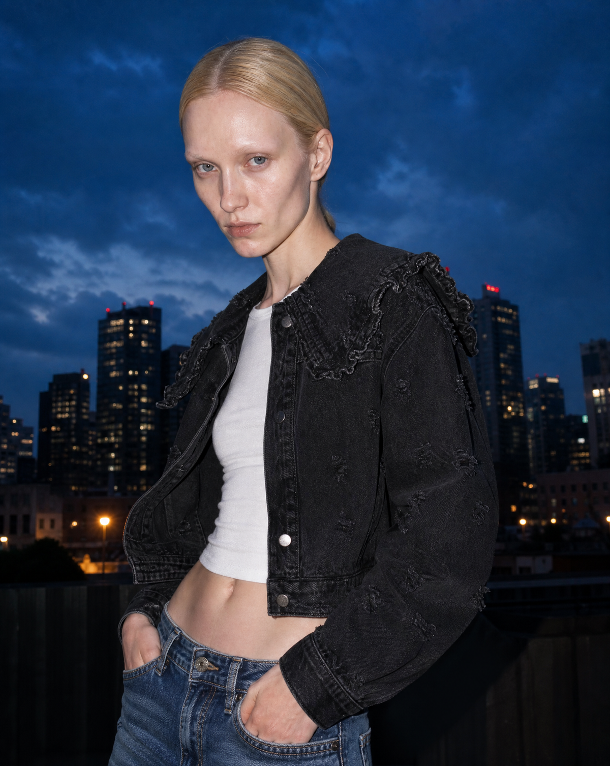 Dollhouse Denim — female model editorial shot by Sulta Studios