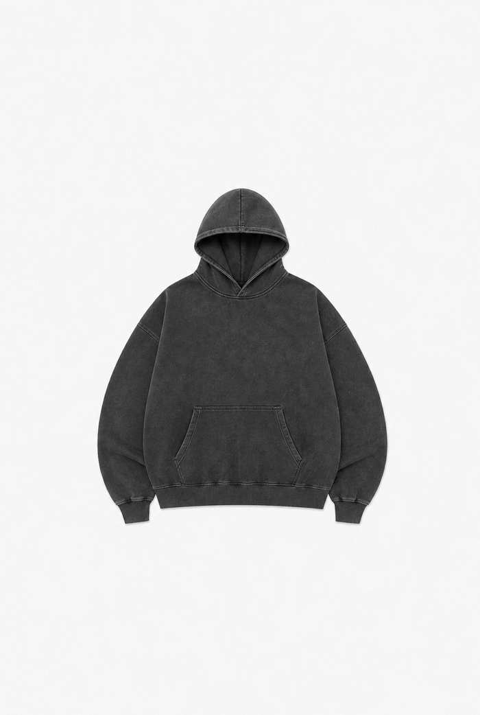 Double Hood Knit flat-lay