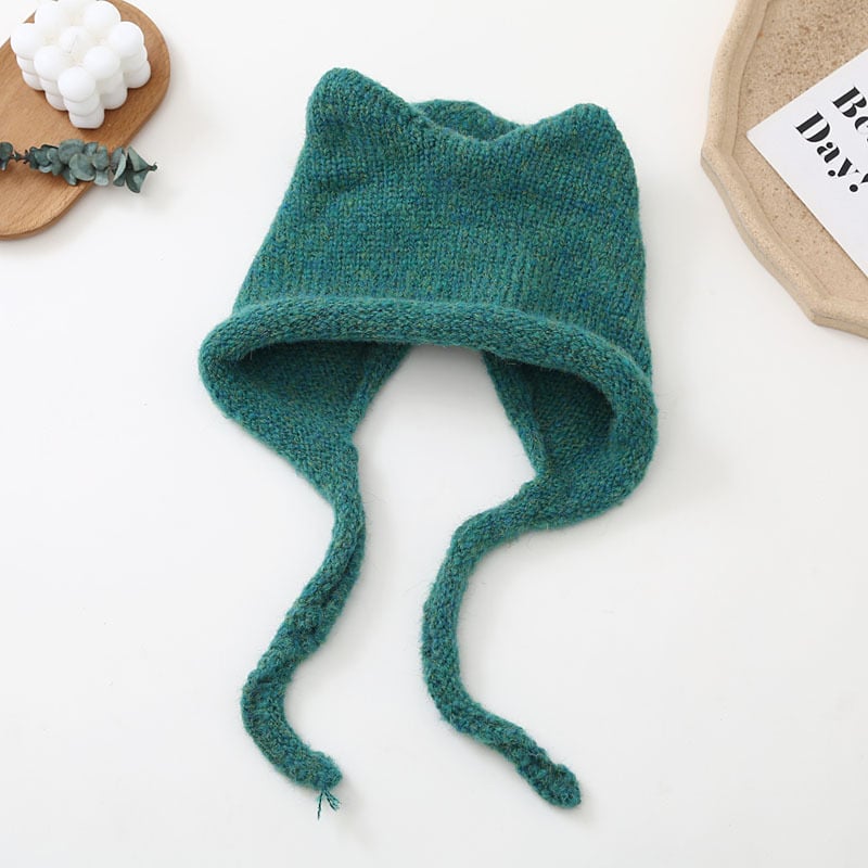 Cat Ear Wool Hat — women's hats accessories by Blnka Kollective
