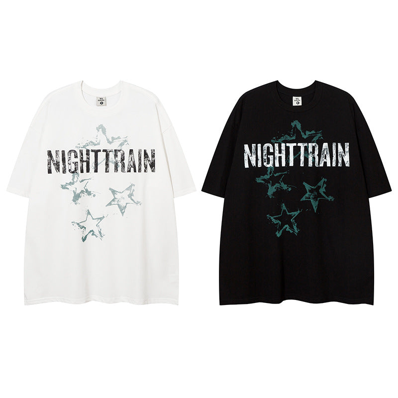 American Oversize Tee — men's black graphic t-shirts by Blnka Kollective