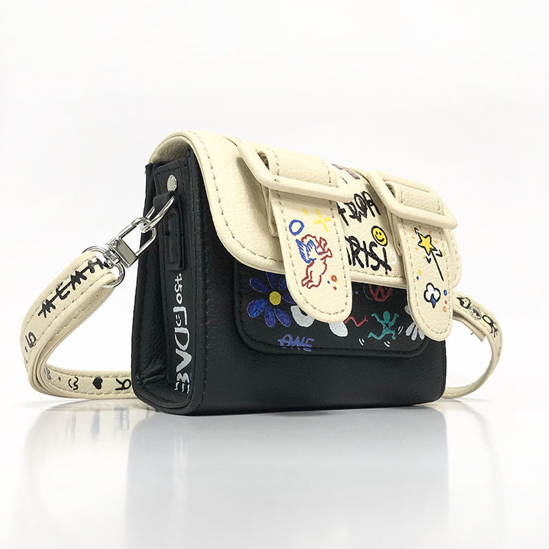 Mini Graffiti Crossbody — bags black accessories by Blnka Kollective