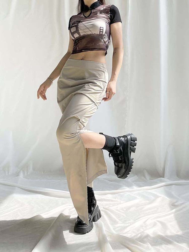 Pleatline Skirt — women's y2k skirts by Blnka Kollective