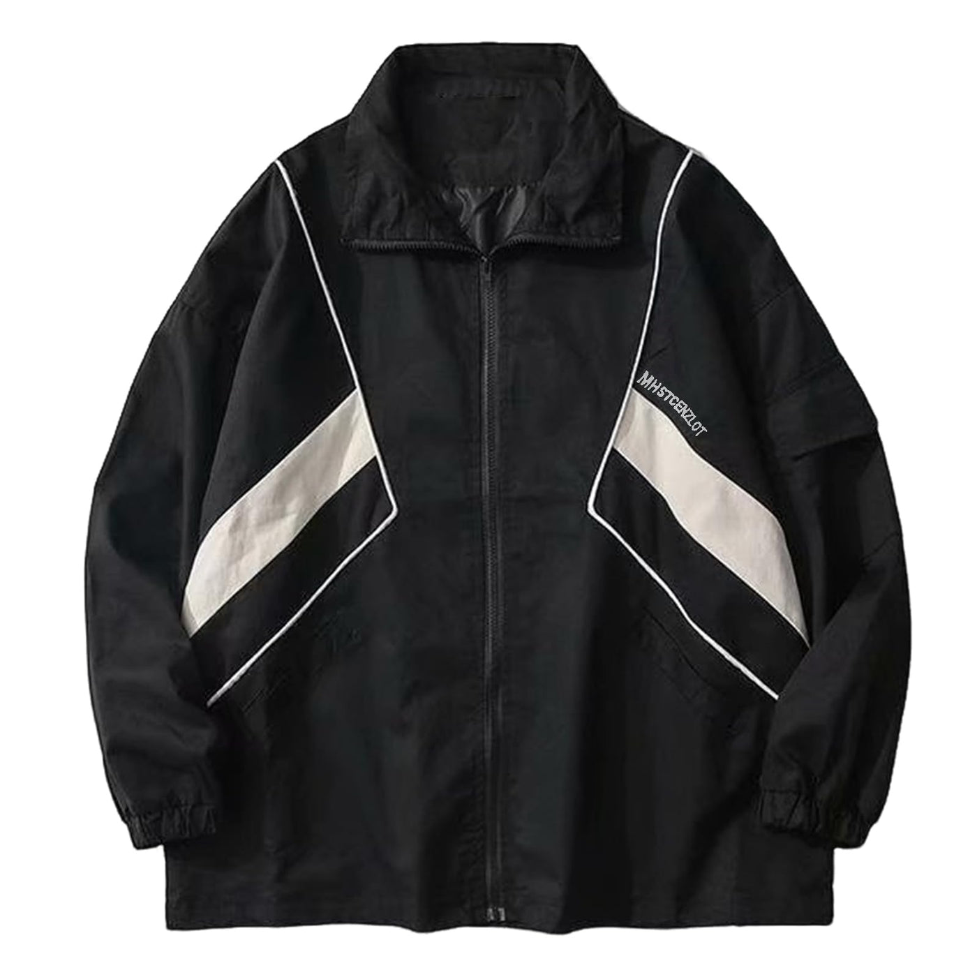 Black Windbreaker — women's outerwear by Blnka Kollective