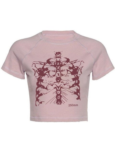 Skull Girl Tee — graphic t-shirts by Blnka Kollective