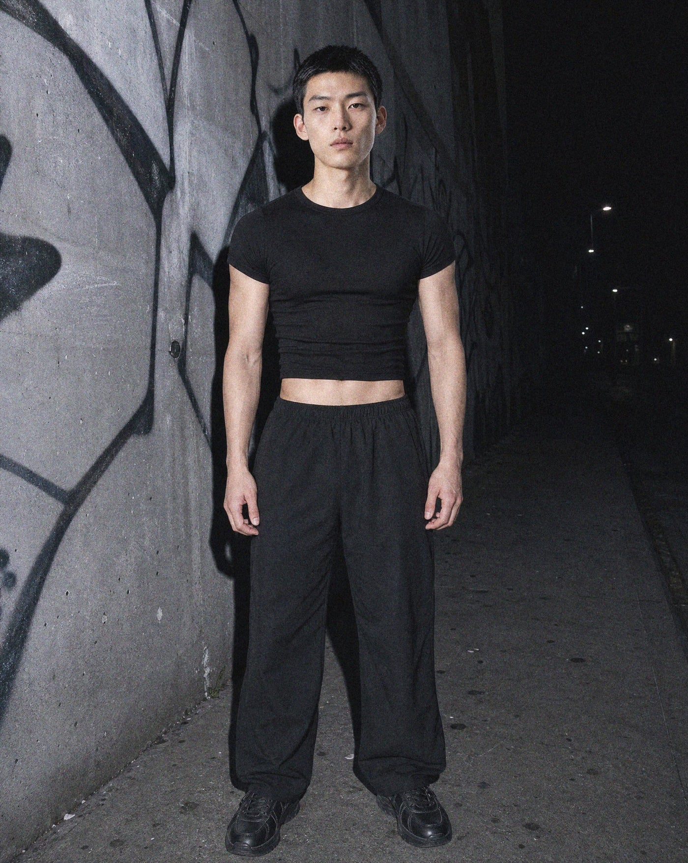 BLNKA editorial - Essential Crew Tee