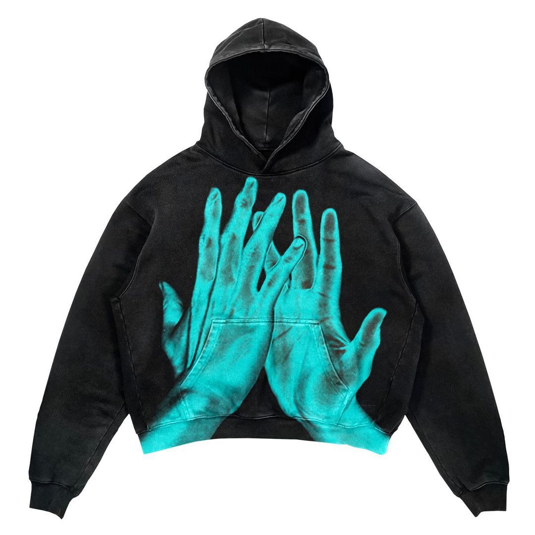 Punk Print Hoodie