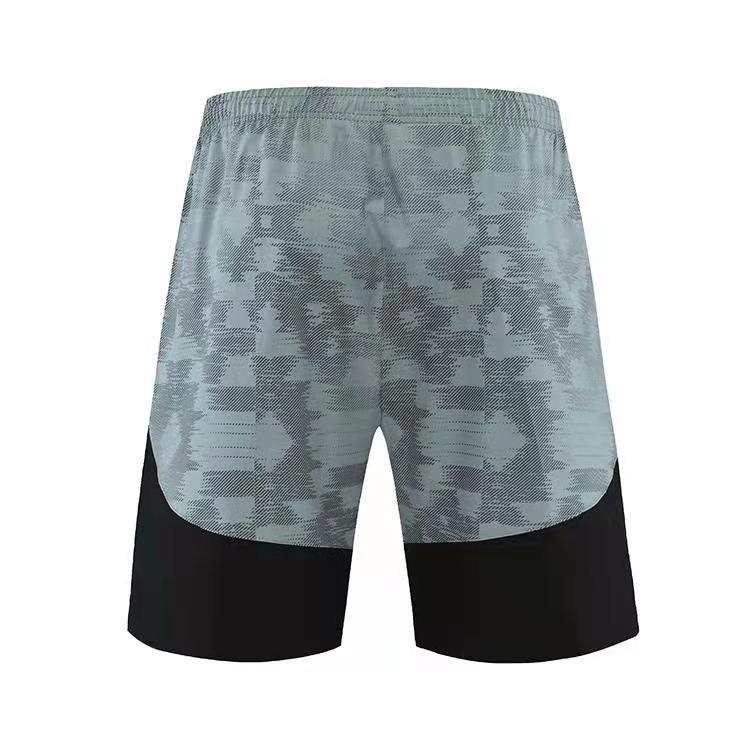 Camo Runner Shorts — men's camouflage dark green shorts by Blnka Kollective