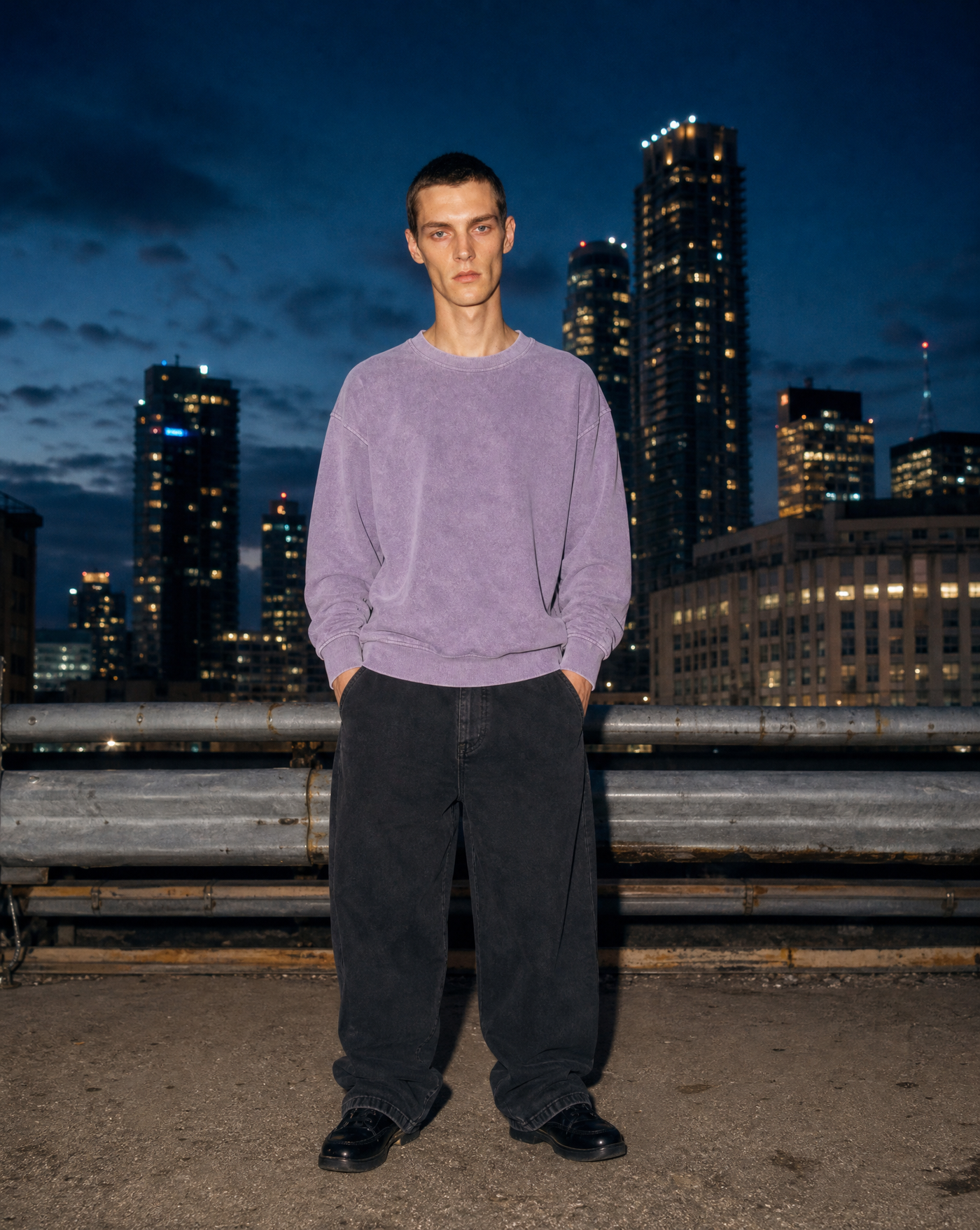 Faded Era Hoodie — male model editorial shot by Sulta Studios