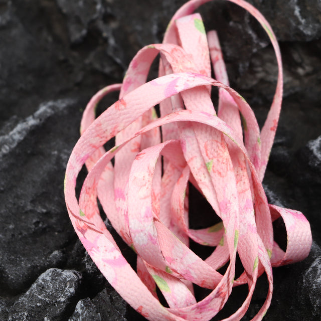 Cherry Blossom Laces — women's blue green accessories by Blnka Kollective